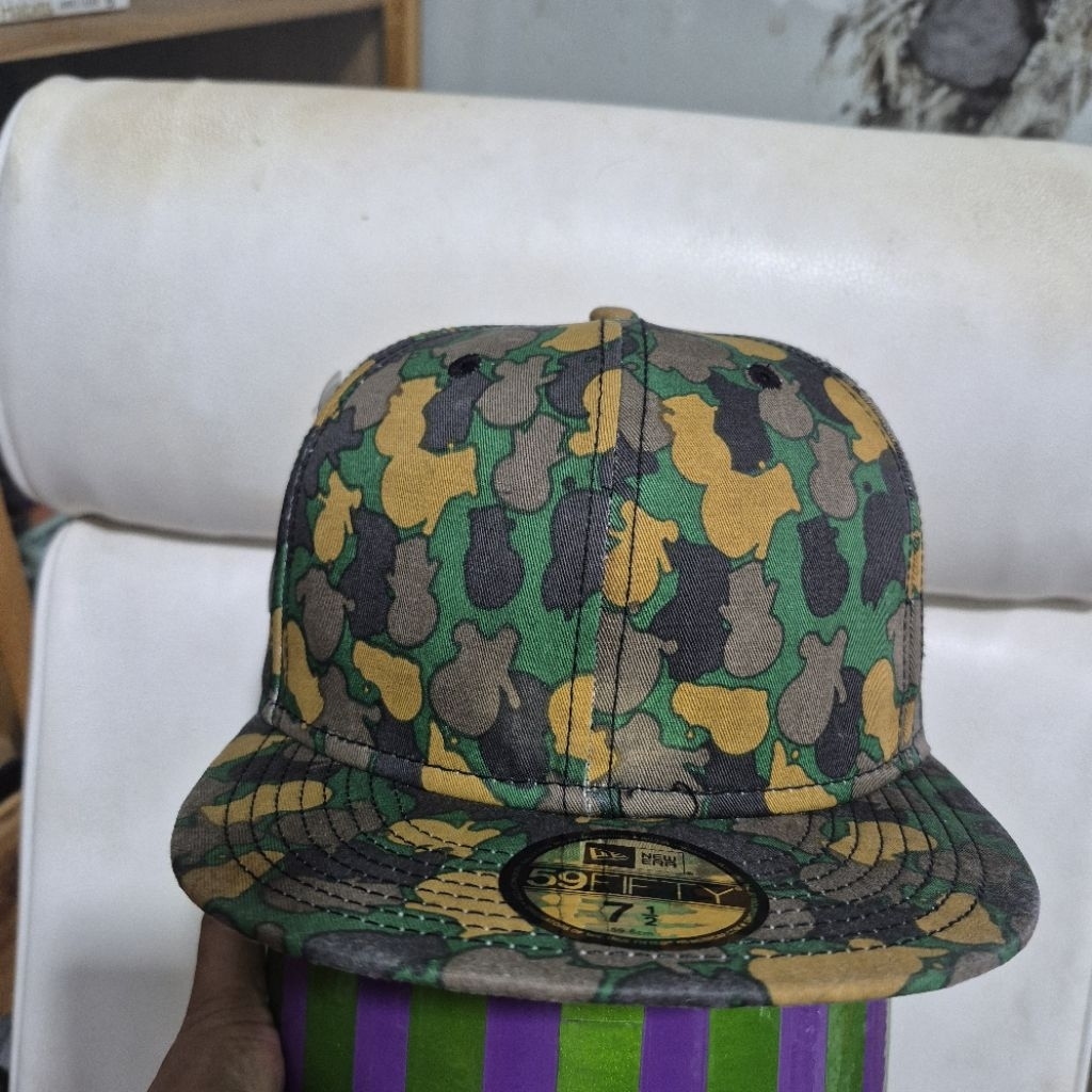 Topi New Era Doraemon Camo