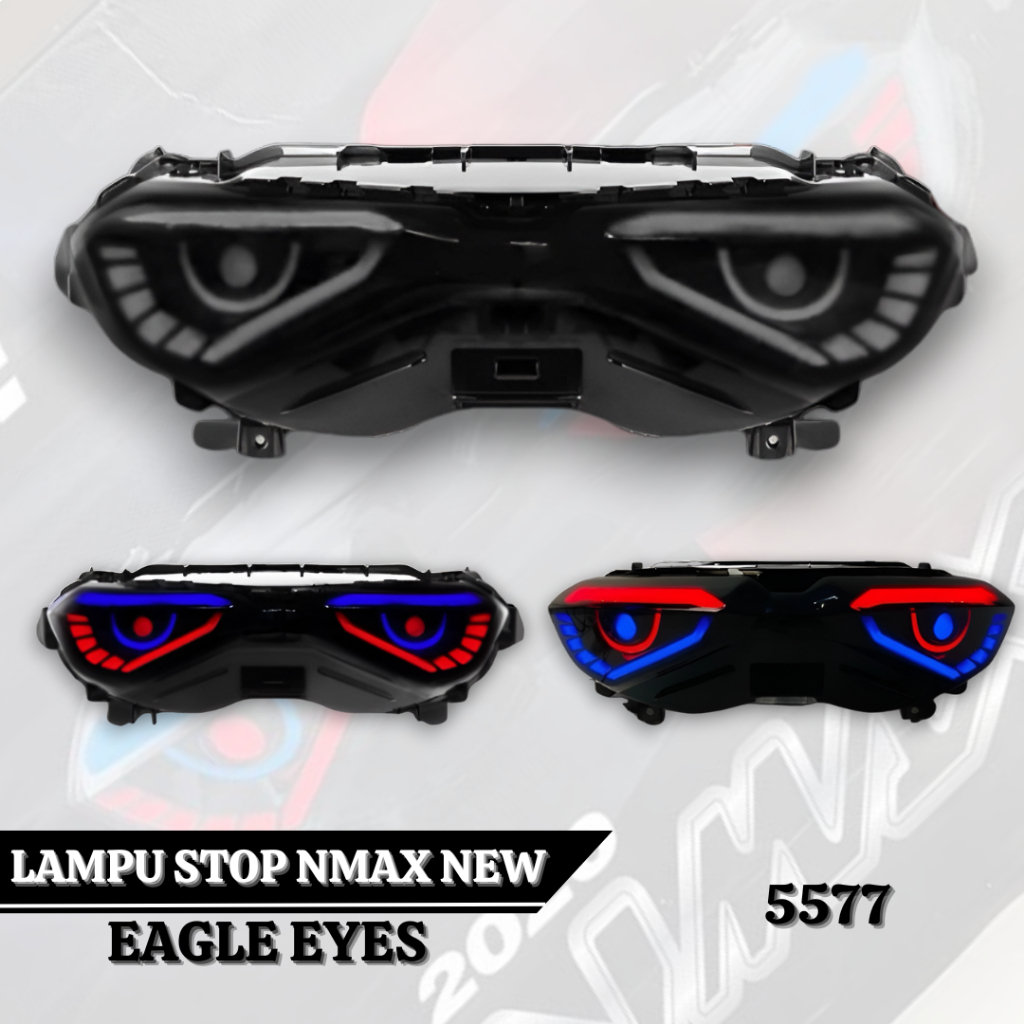 StopLamp Nmax New Running Model Petir X Case 2020-2024 Lampu Stop Nmax X Case