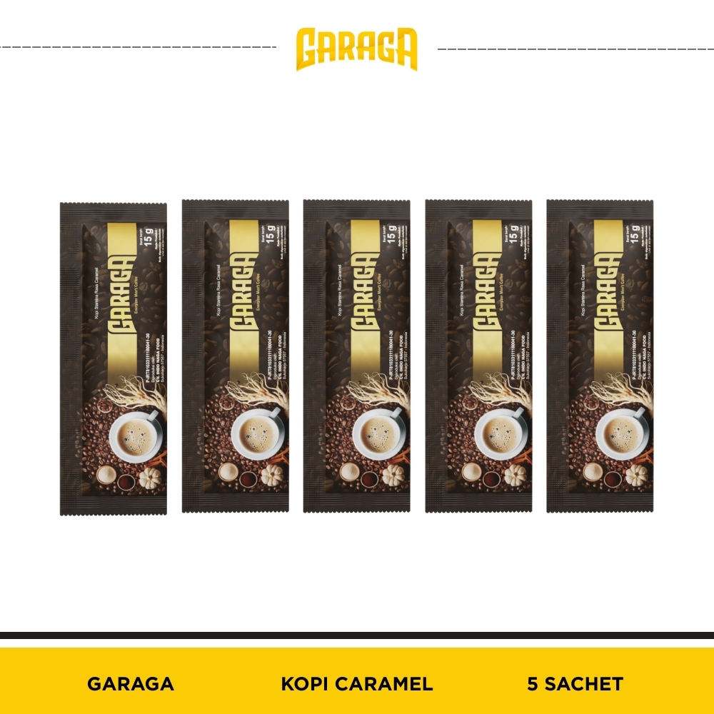 GARAGA - Kopi Caramel - 5 Sachet