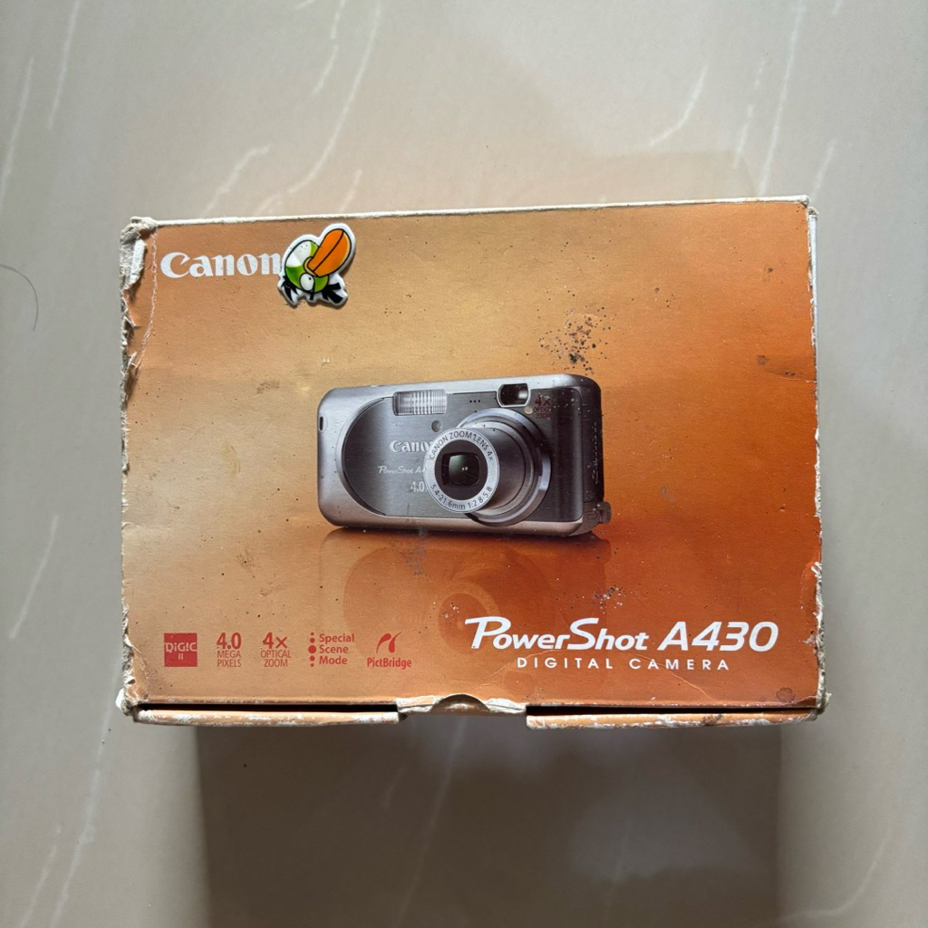 Kardus Kamera Canon Powershot A430 / Box Canon A430