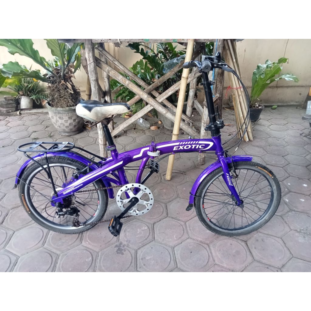Sepeda lipat exotic UK 20 second - sepeda lipat bekas UK 20