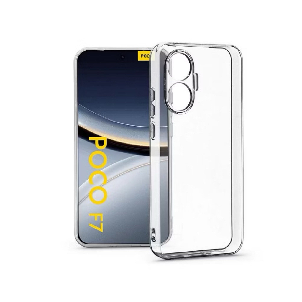 Case Poco F7 5G Softcase CLEAR HD CAMERA PROTECTION Casing Case Hp Poco F7 5G