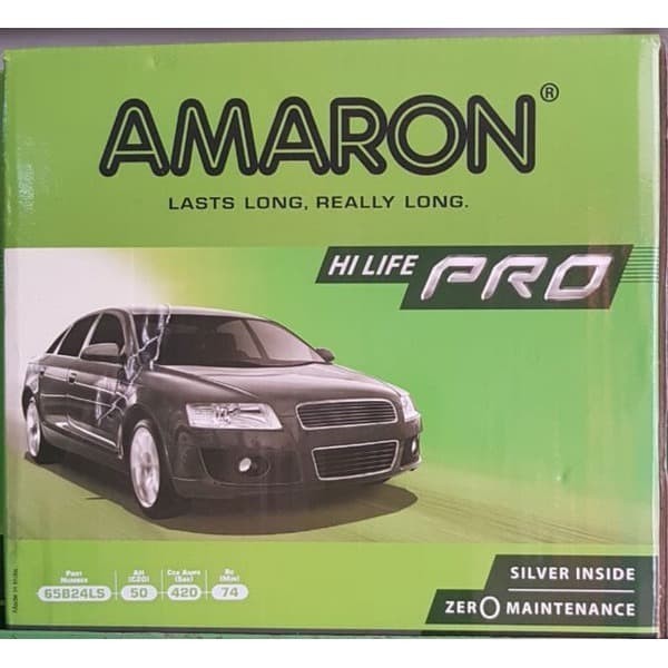 Aki Mobil Kering Amaron HI LIFE PRO 55B24R 55B24L 55B24LS 45 AH MF