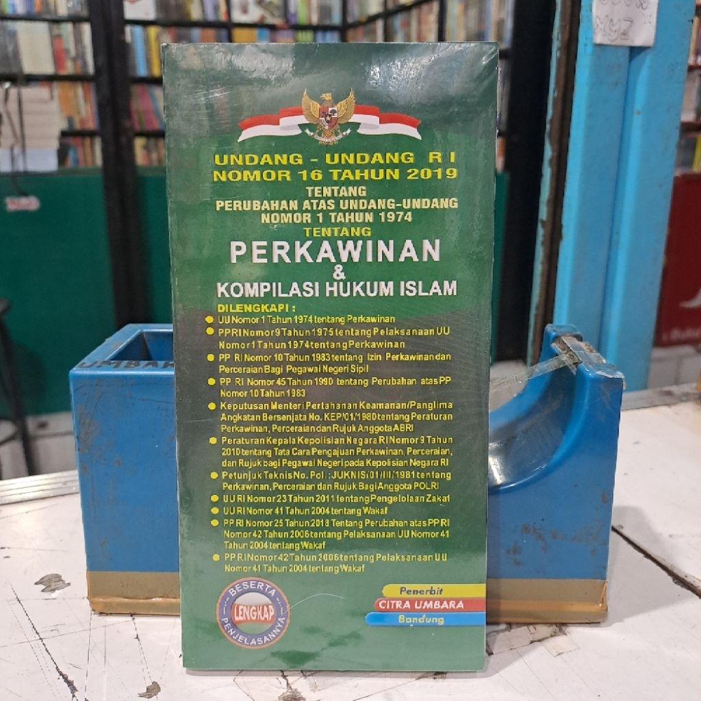 UU Perkawinan / Undang-Undang Nomor 16 tahun 2019 tentang Perkawinan & Kompilasi Hukum Islam