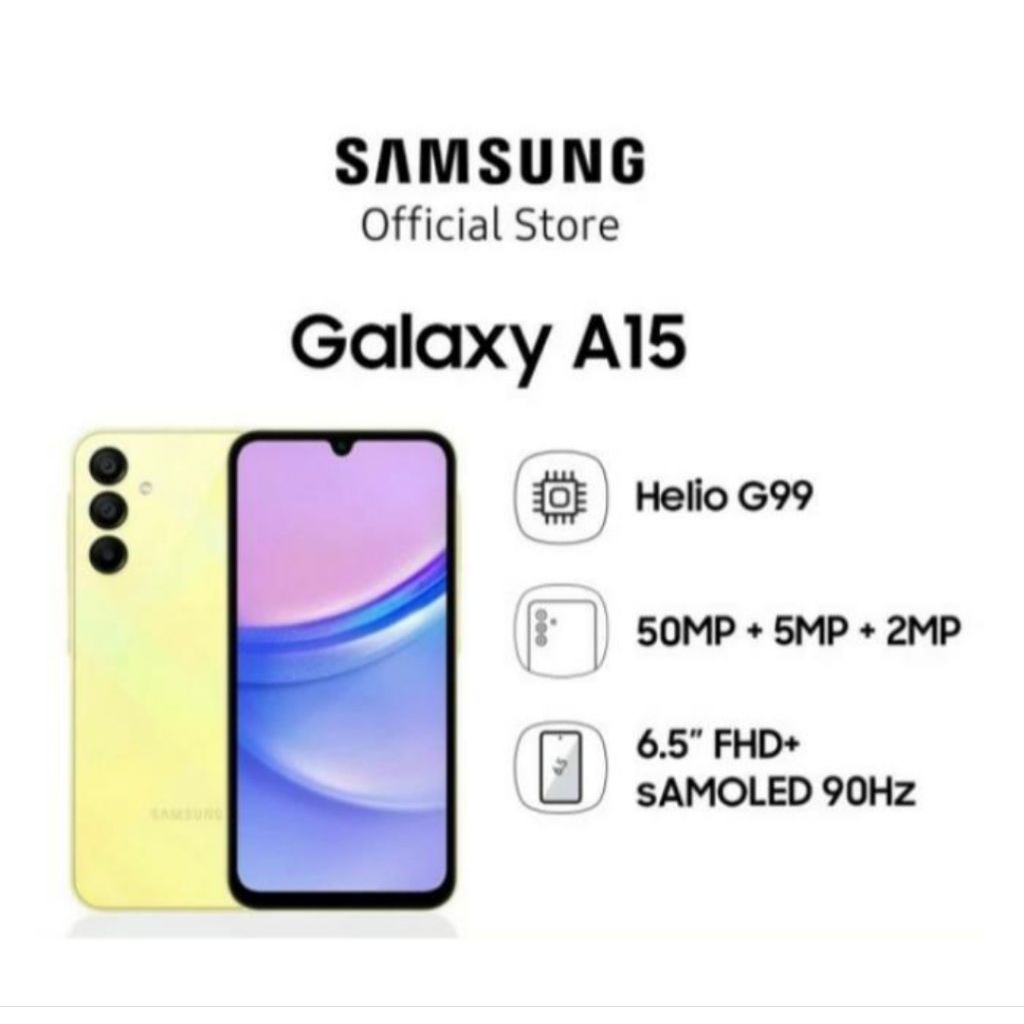 HP SAMSUNG GALAXY A15 5G 8/256 GB - SAMSUNG A 15 RAM 8GB ROM 256GB RESMI