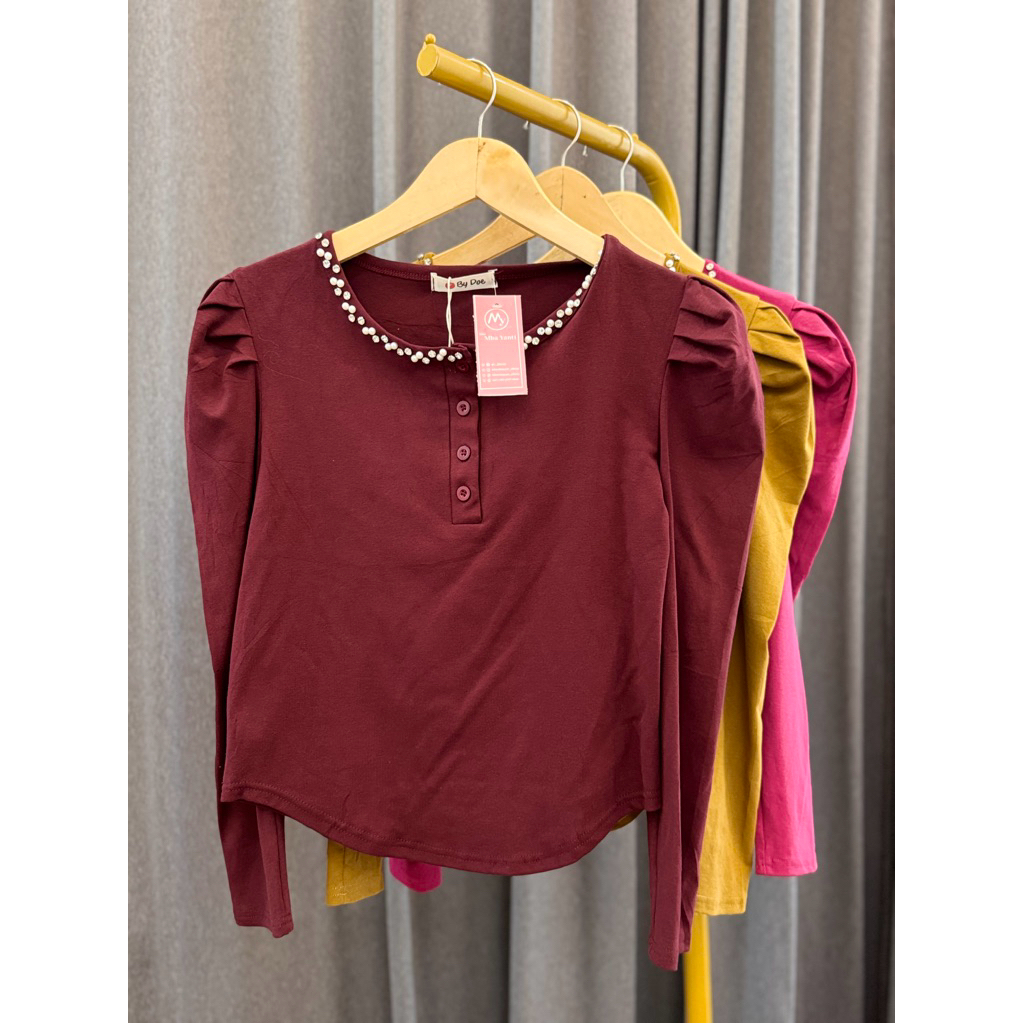 Kaos Bydoe Kerah Mutiara |#K10 | Ck