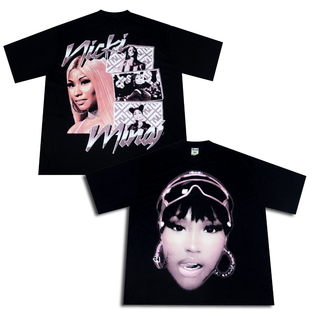 NICKI MINAJ Queen Of Rapper T-shirt Music Bootleg Vintage Oversize