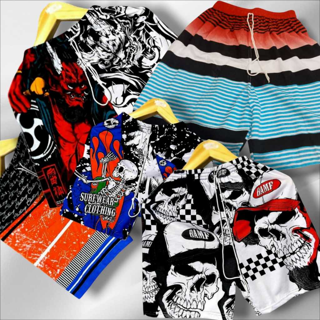 Celana Pendek Pria Wanita Paket Murah Grosir