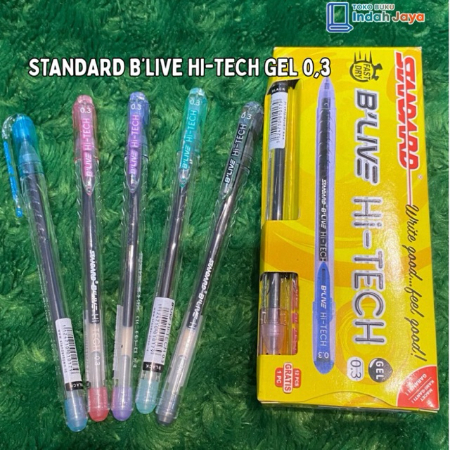 PULPEN STANDARD B’LIVE HI-TECH 0,3 HITAM