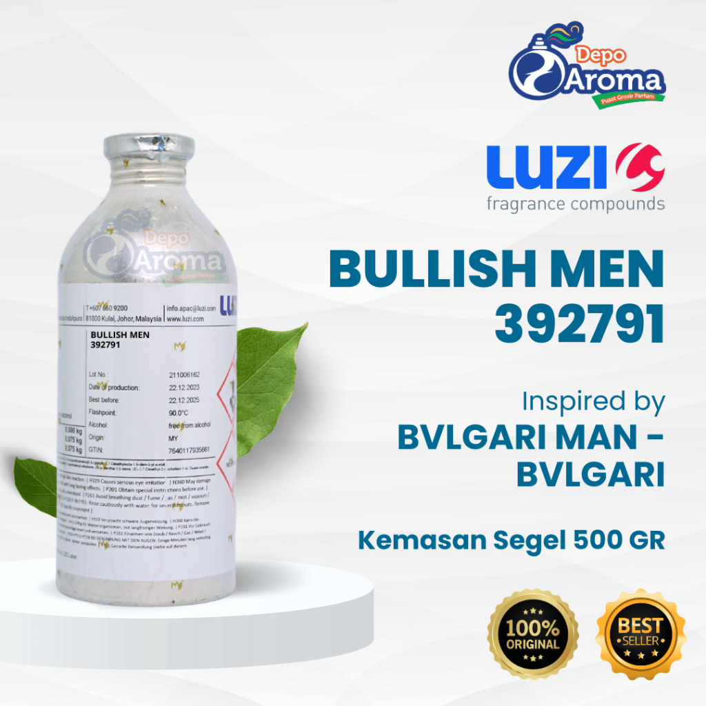 PARFUM BIBIT MURNI - BULLISH MEN 392791 - 500ml SEGEL - LUZI
