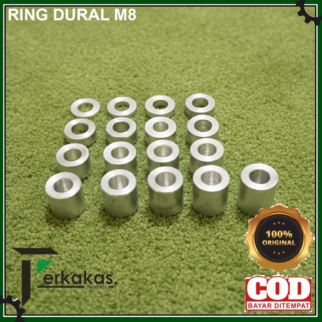 Bosh Ring Alumunium Dural M8 Baut 12 PNP Tromol Gear Kaliper Underbond motor Universal