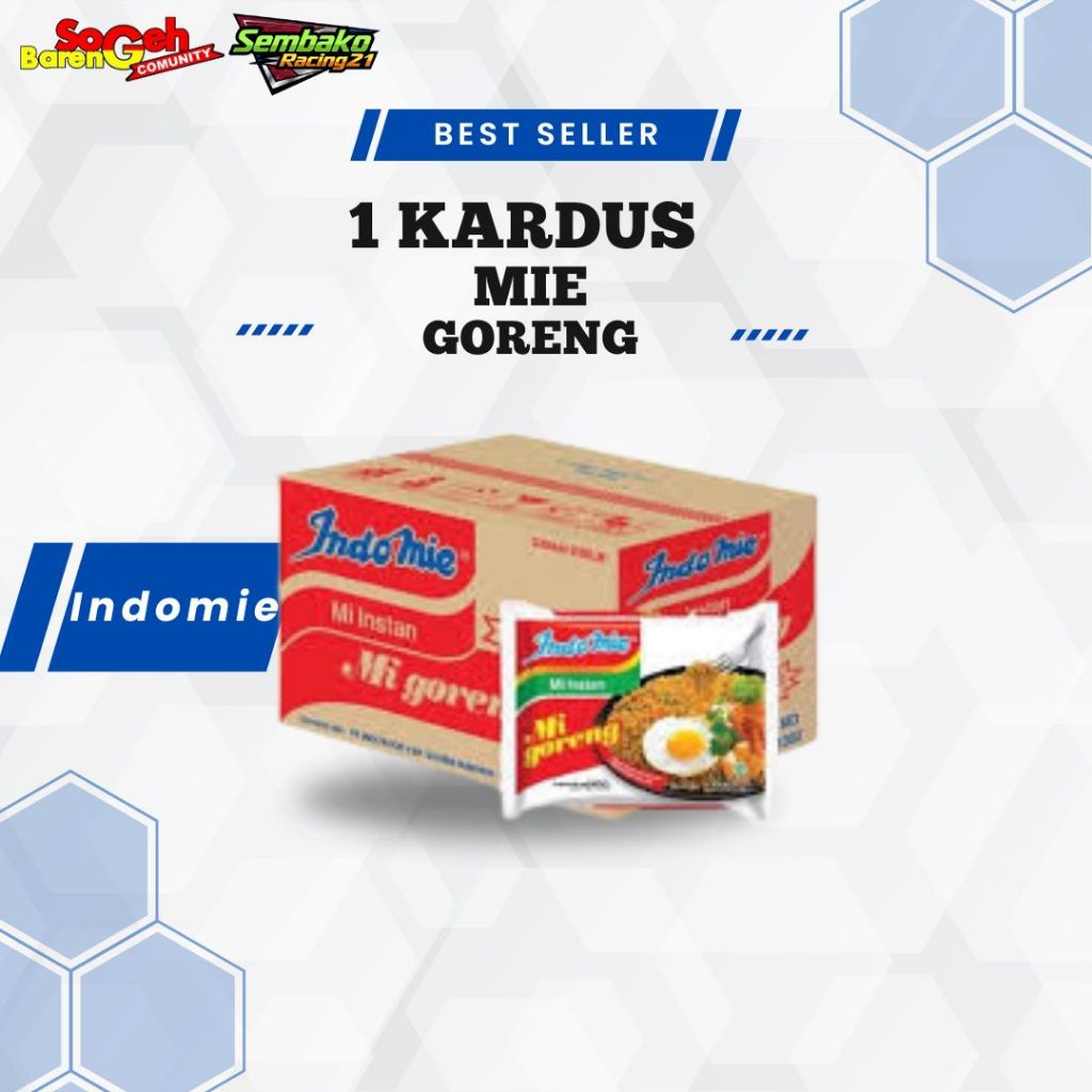 indomie goreng - 1 kardus berisi 40 pcs