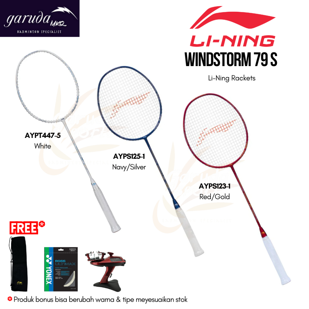 Raket Badminton LINING WINDSTORM 79S / WINDSTORM 79 S / Lining WS 79-S
