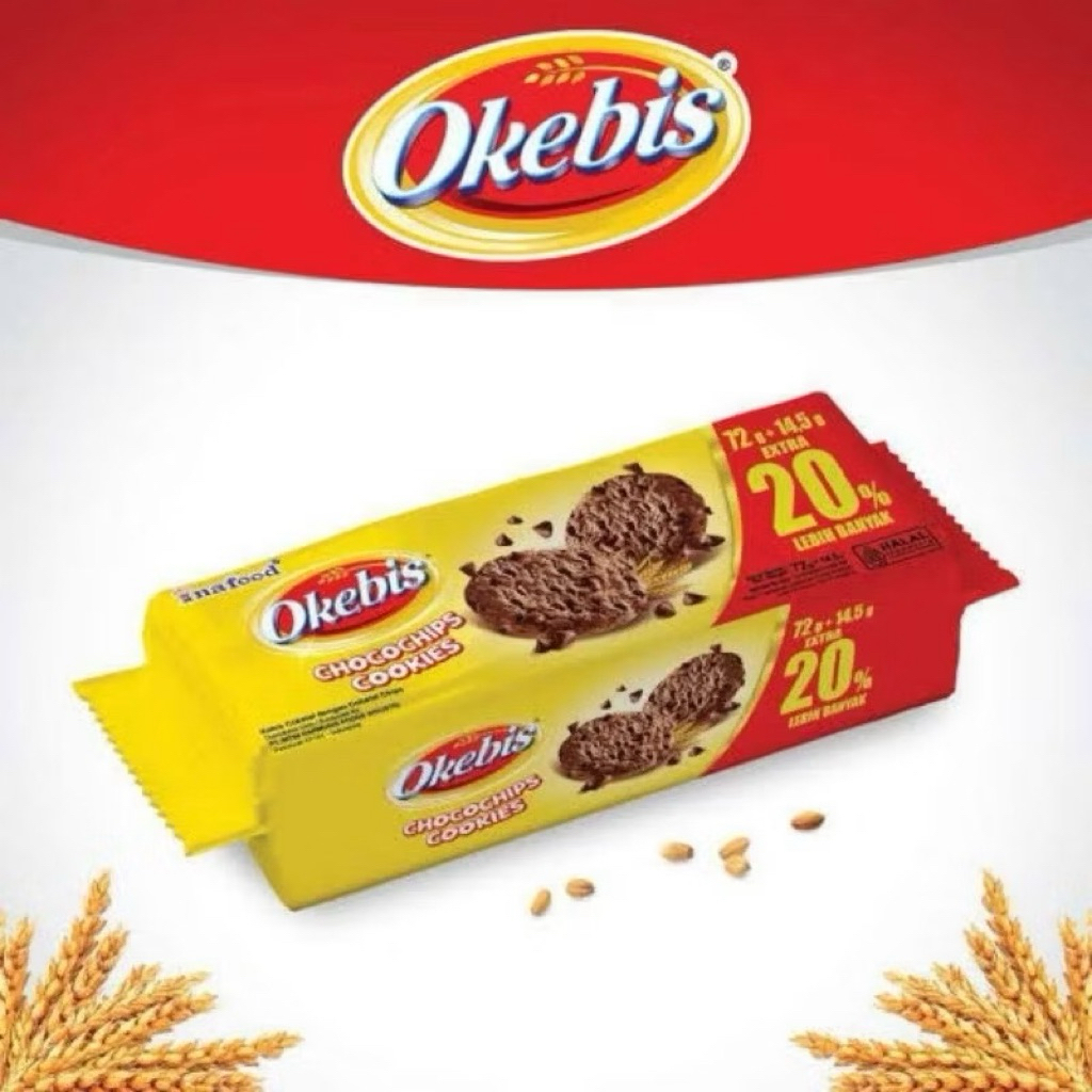 Okebis Chocochip Cookies 72 gr