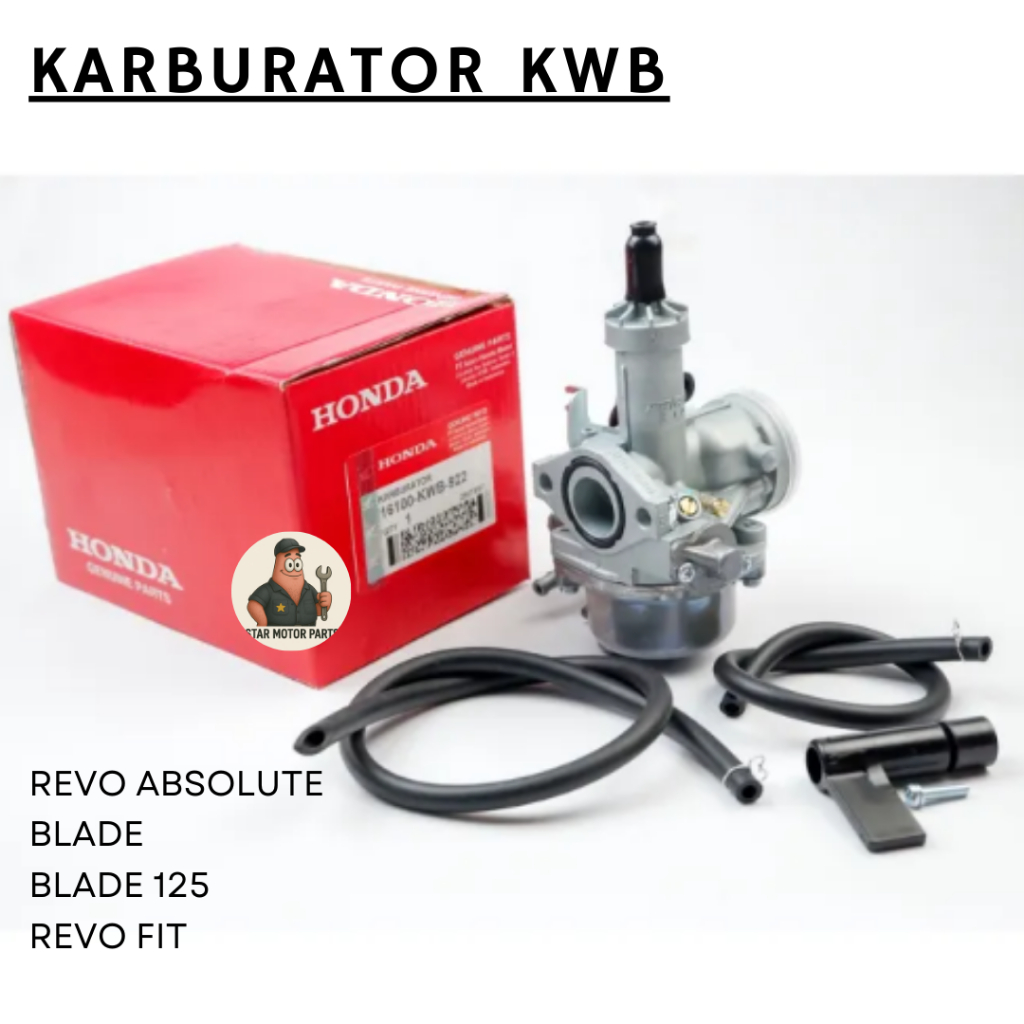 16100-KWB-922 Karburator Original KWB Motor Honda Revo Absolute Blade 125 Revo Fit