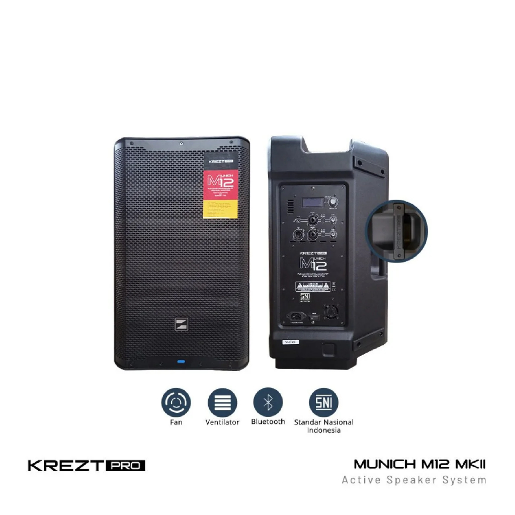 Speaker Aktif 12 Inch KREZT MUNICH M12 MKII