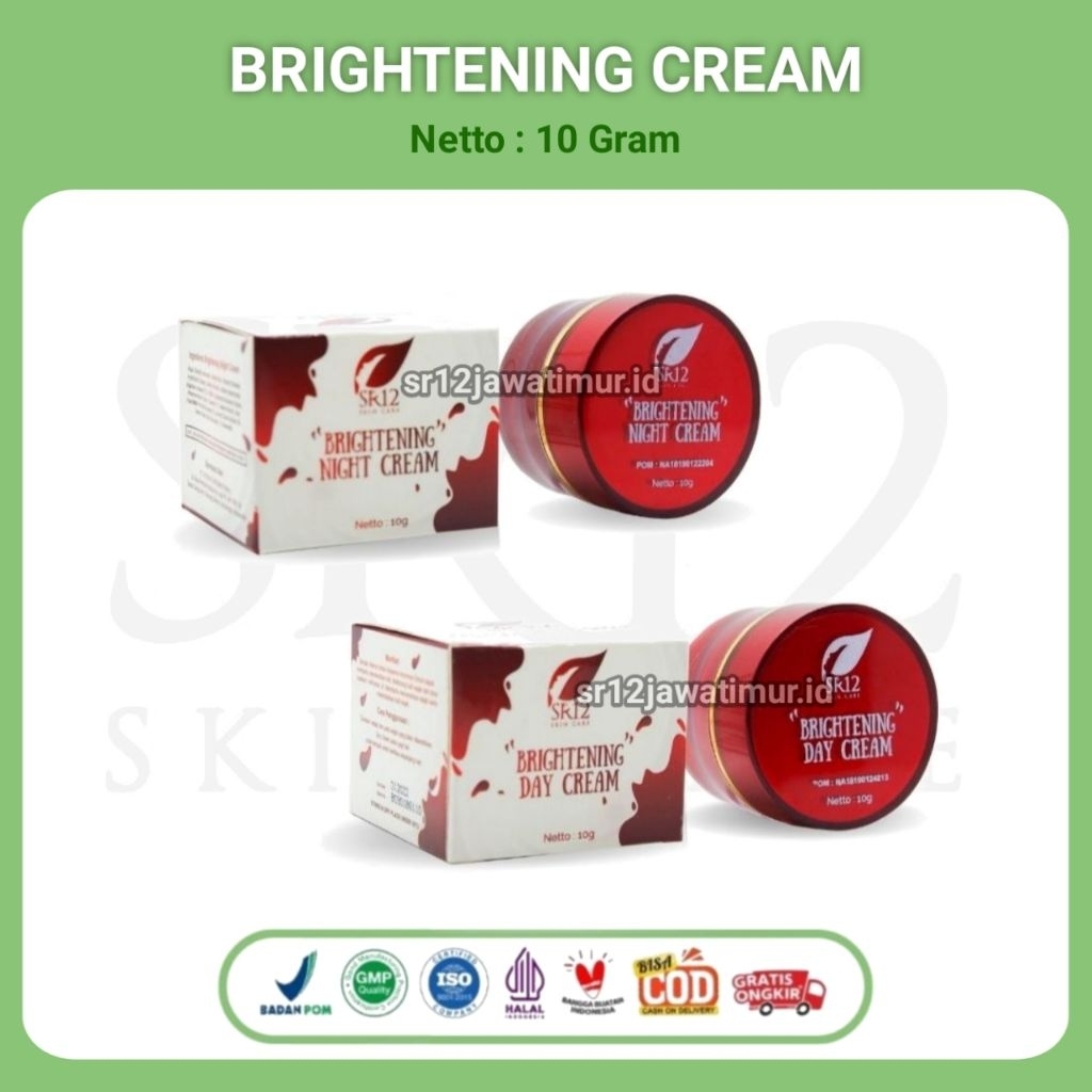 Brightening Cream SR12 Cream Pemutih Wajah BPOM Aman Bumil Busui