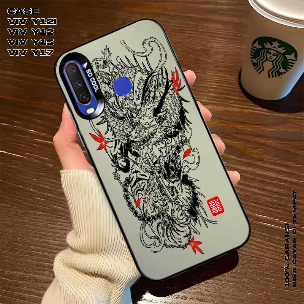 Case VIVO Y12 - Y12i - Y15 - Y17 - Casing Vivo Premium Matte Hard Casing - Case IMD - Case Hologram 