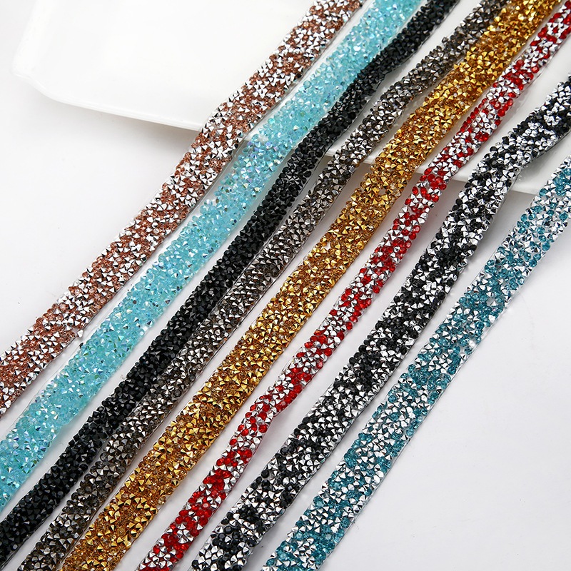 1,2cm x 80cm Payet Tikar Gosok | Diamond Kristal gosok