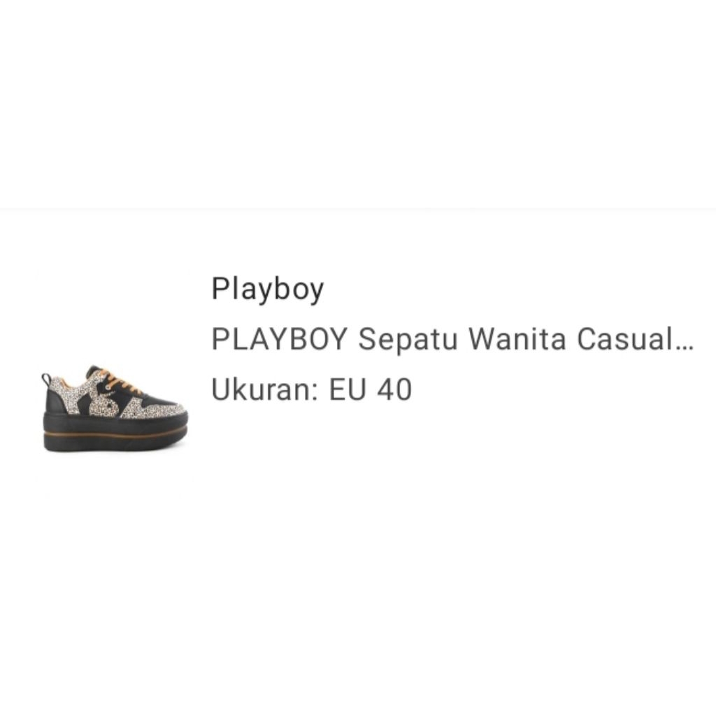 Sepatu Playboy
