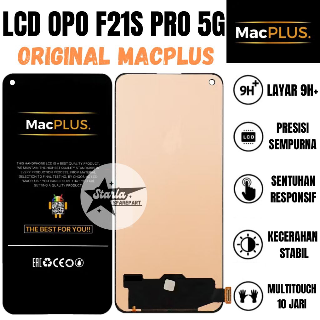 LCD TOUCHSCREEN OPPO F21S PRO 5G ORIGINAL MACPLUS GRATIS LEM DAN OBENG