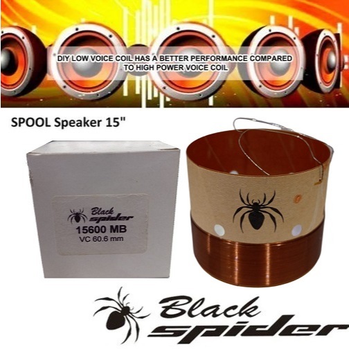 Spool Voice Coil 15600MB 15" Spoel Spul Speaker 15 inch Black Spider 15600 VC 60.6 MM Spol Blackspid