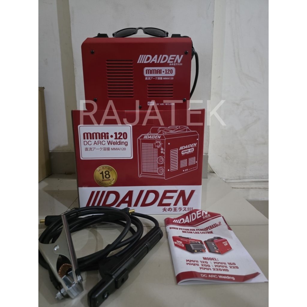 TRAVO LAS DAIDEN MMAI 120/120AMPERE/WELDING 120A/NLG DAIDEN/MESIN LAS DAIDEN MMAI 120/MMA 120AMPERE/