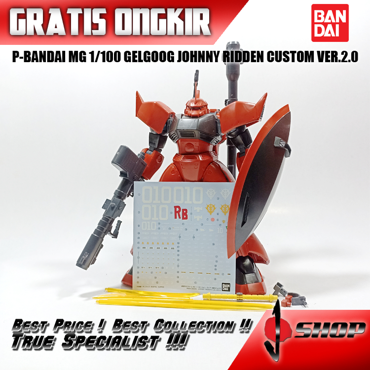 P-BANDAI MG 1/100 GELGOOG JOHNNY RIDDEN CUSTOM VER.2.0 LTDMG308