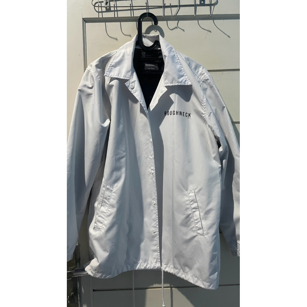 PRELOVED coach jaket putih roughneck ori