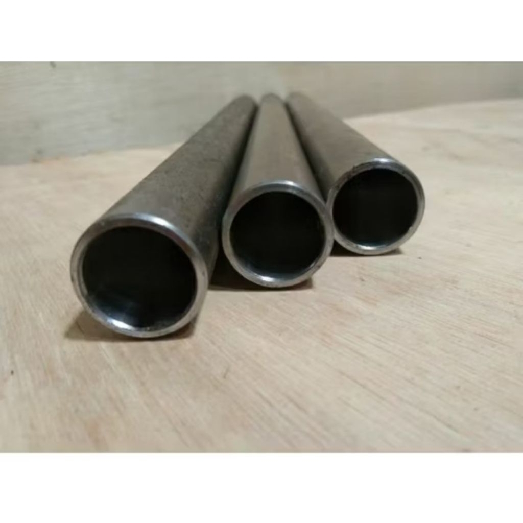 pipa besi OD 22 mm,LD 18cm panjang bervariasi