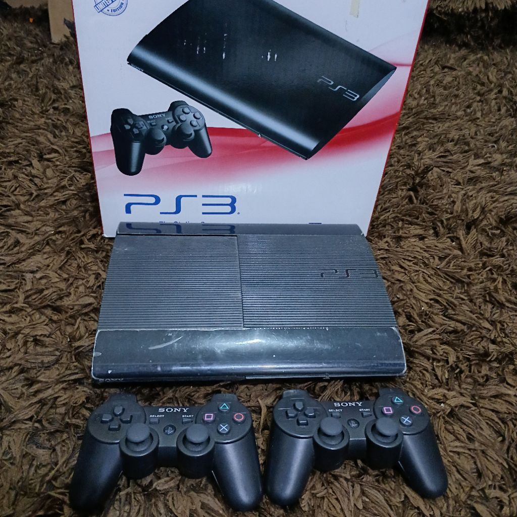 PS3 SUPERSLIM SERI 40/41/42 160GB - 1000GB PRELOVED / SECOND