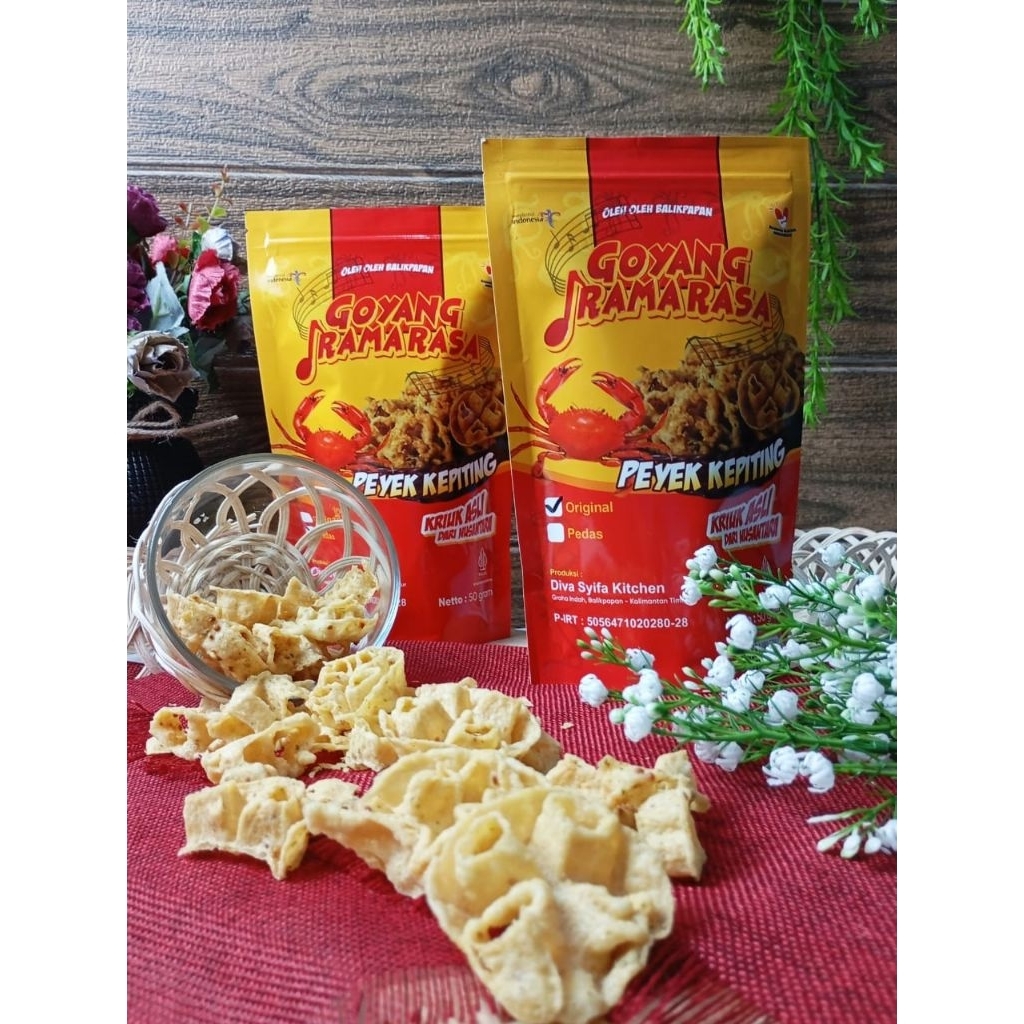 

Peyek Kepiting Rasa Pedas