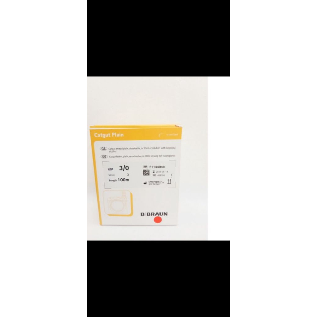catgut plain b braun 0,1 2/0 benang roll
