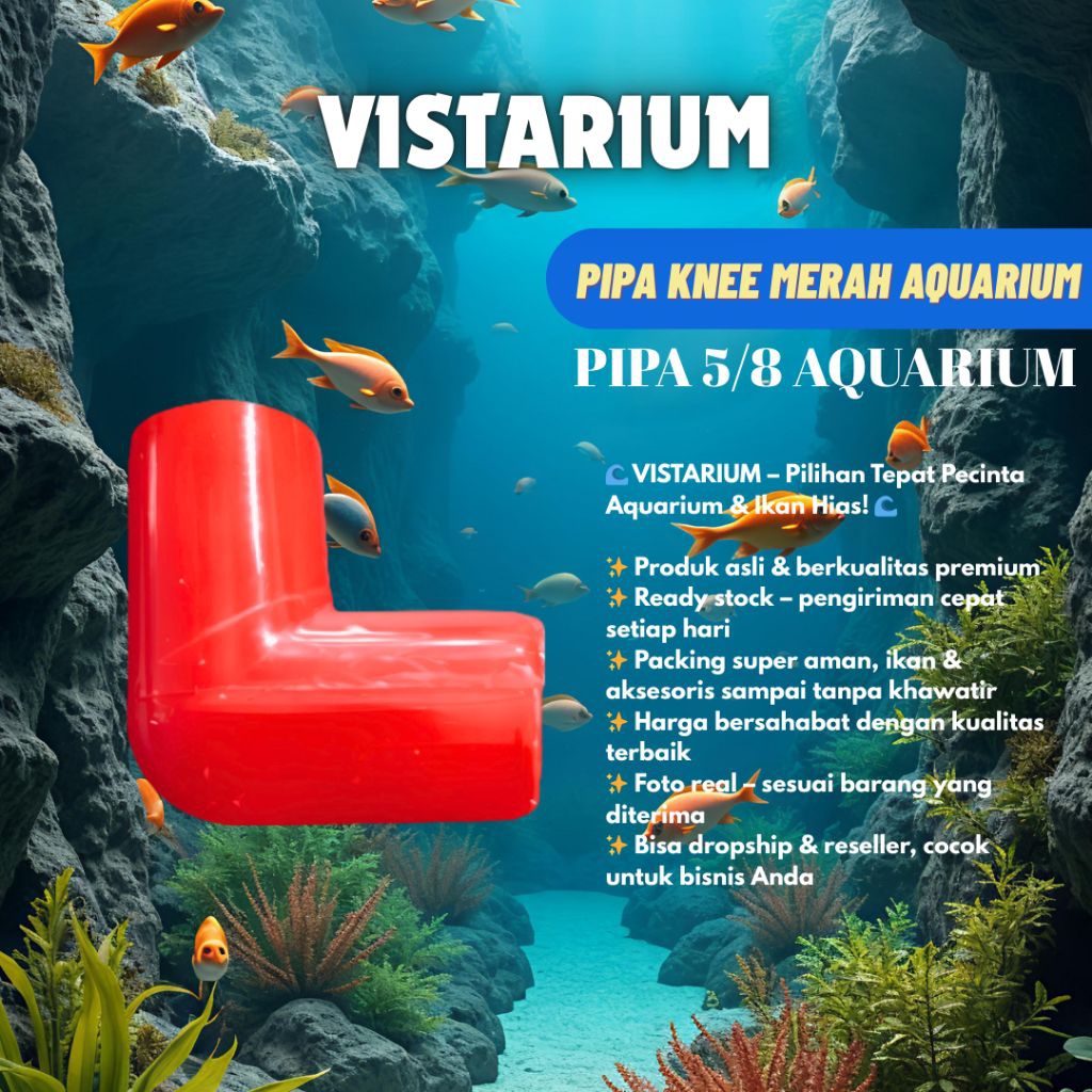 pipa l pipa elbow keni L merah pipa aquarium sambungan L merah pipa aquarium 1 pcs aksesoris aquariu