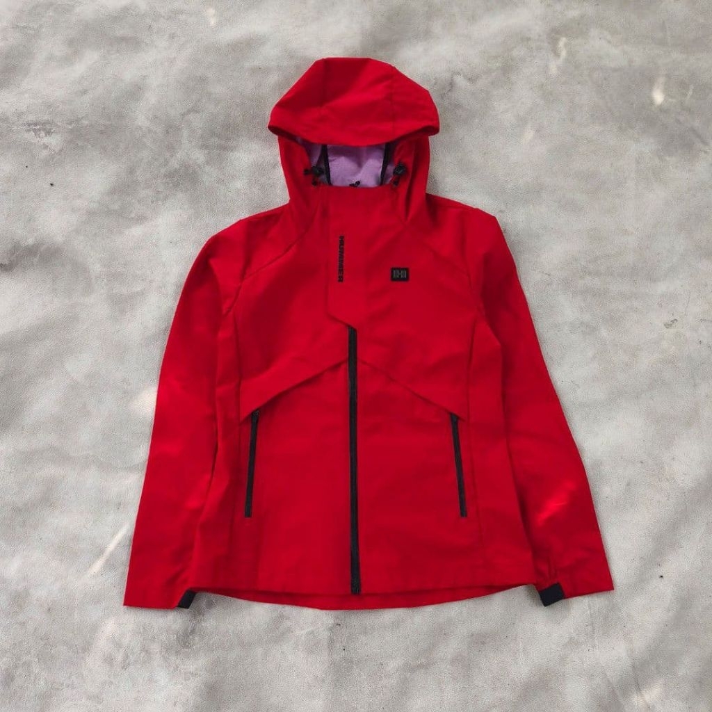 Jaket outdoor hiking gunung hummer merah