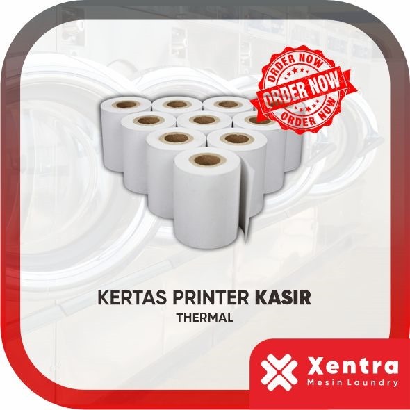 Kertas Thermal Printer Aplikasi Kasir Laundry