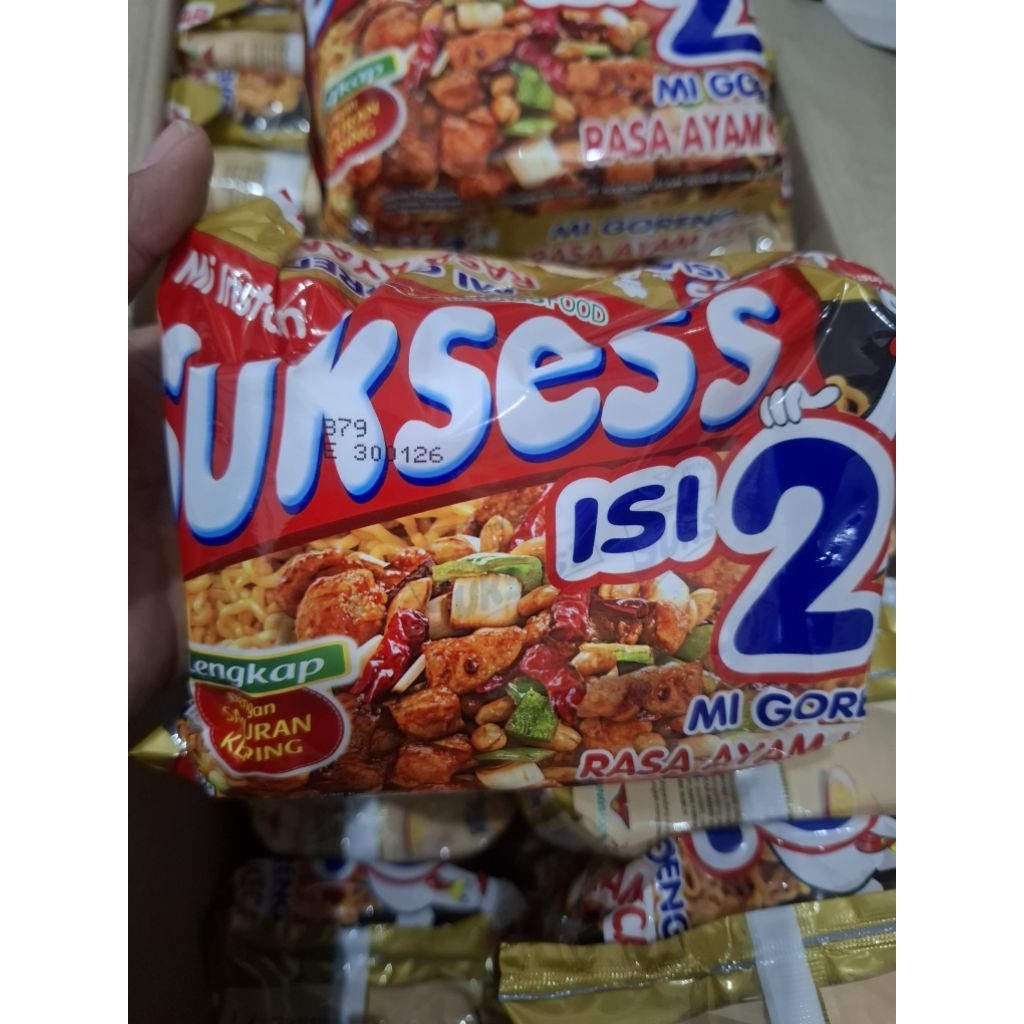 MIE SUKSES ISI 2 / MIE GORENG SUKSES ISI 2 MURAH / MIE INSTAN ISI 2