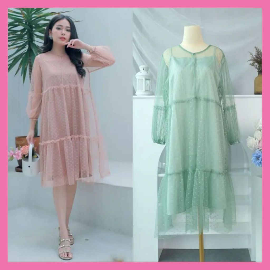 Dress Wanita Miss Nomi Caterina Vol 3 Dress Pesta Dress Brukat Dress Kondangan