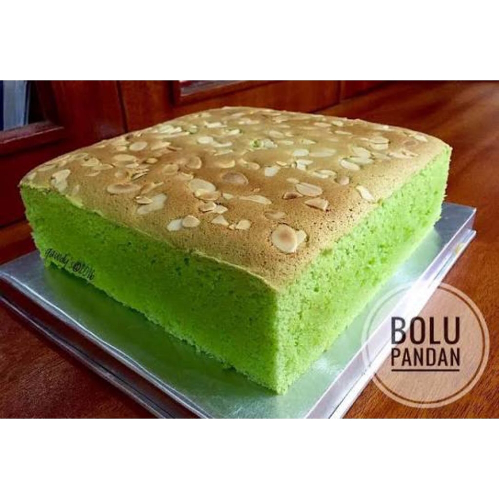 Kue bolu pandan