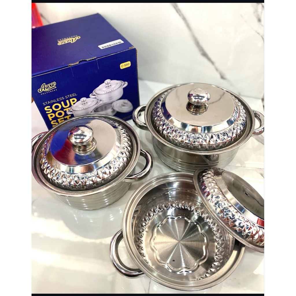 Soup pot Set Agogo 3pc
