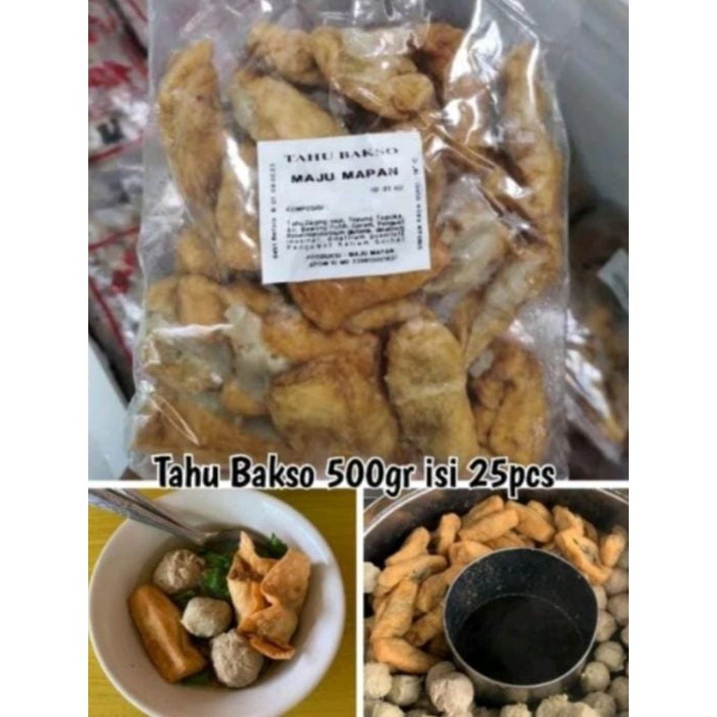 

TAHU BAKSO MAJU MAPAN 500GRAM MURAH