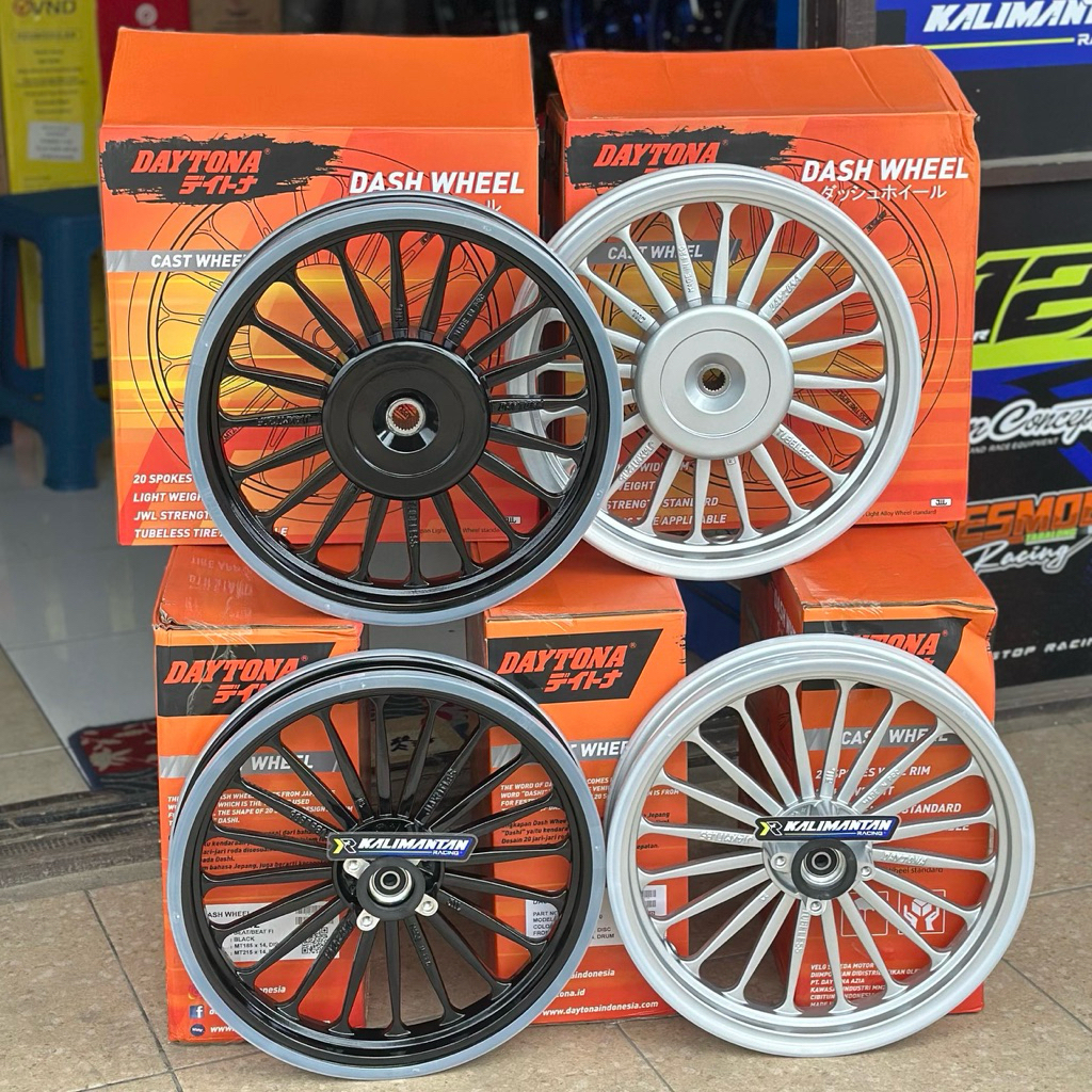 VELG DAYTONA DASHWHELL / DASH WHELL P20 ORIGINAL JAPAN MATIC RING14 VARIO/125/150/160/SYLO