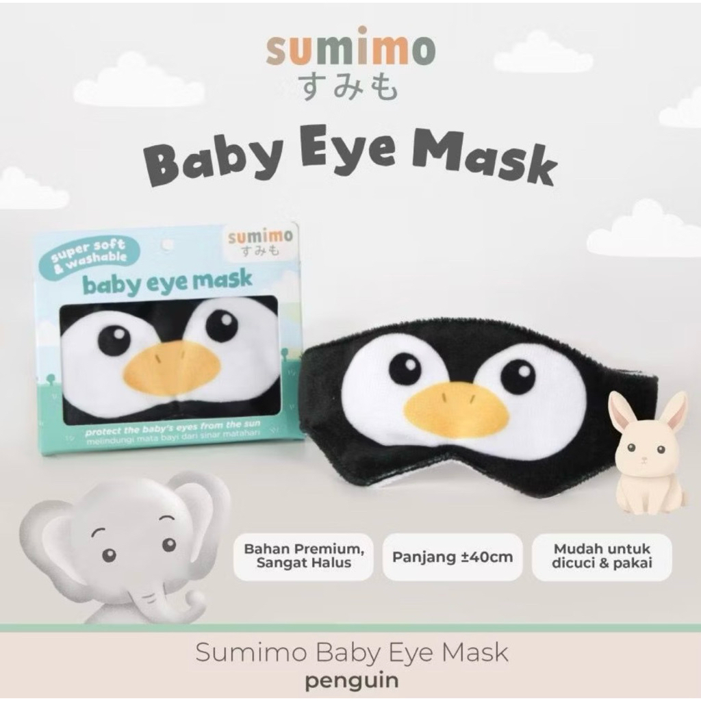 PRELOVED Sumimo Baby EYE MASK Kacamata Jemur Bayi / Penutup Mata Bayi