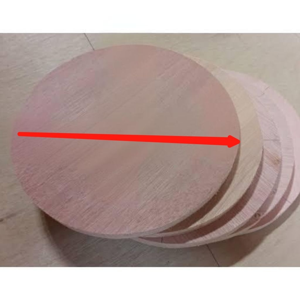 Triplek Bulat Diameter 60cm Request Ketebalan 3,6,8 dan 12mm