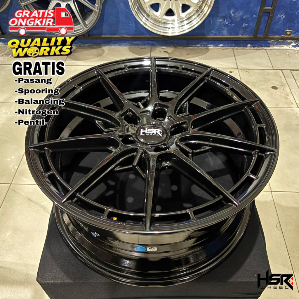 Velg Racing Mobil WRV HRV Ring 18 Lebar 8 Velg Racing HSR Wheel Ck-05