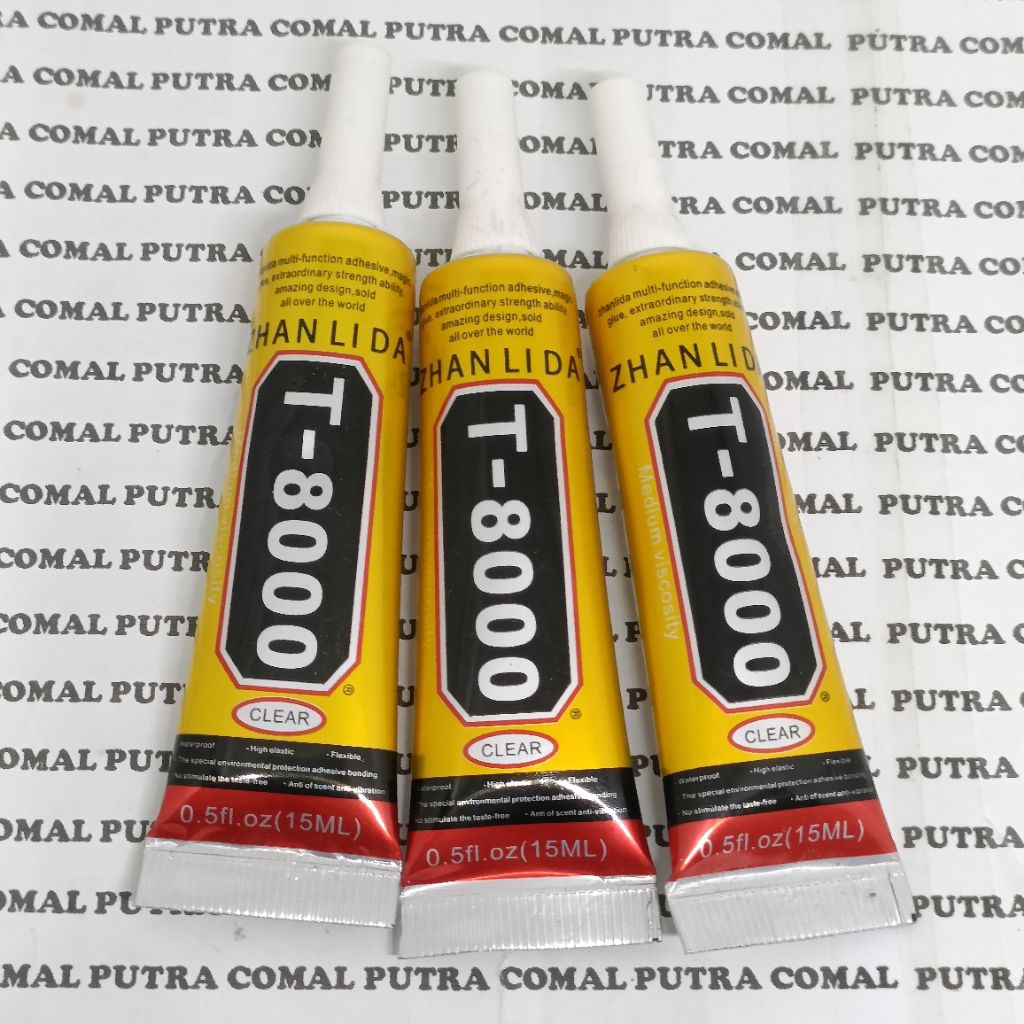 LEM T-8000 PUTIH BENING 15ML LEM PEREKAT LCD TOUCHSCREEN T8000 PUTIH BENING 15ML