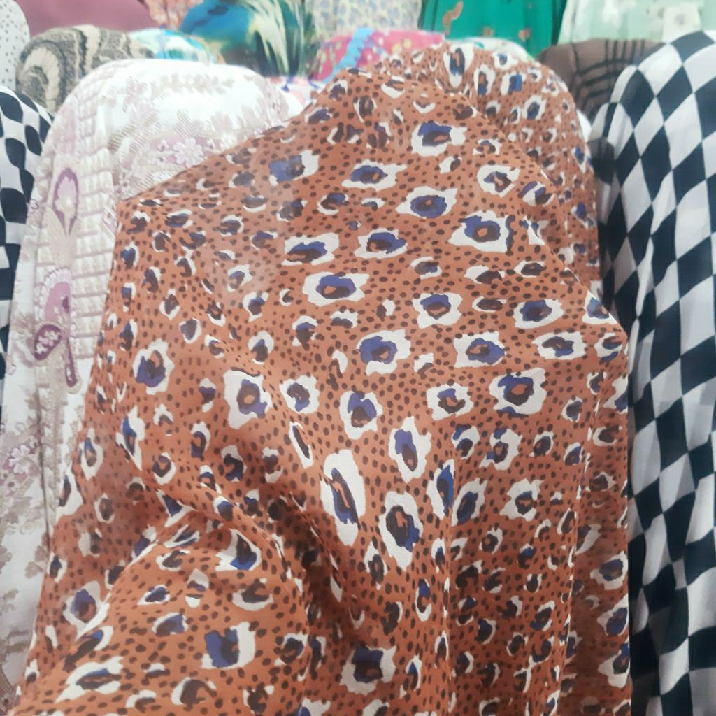 KAIN SIFON CERUTY PREMIUM MOTIF MACAN - KAIN SIFON MOTIF LEOPARD - KAIN MOTIF MACAN HARGA/0,5M