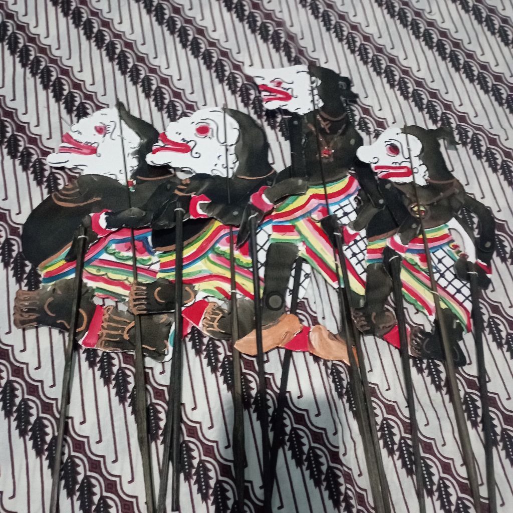 Paket Murah PUNOKAWAN/punakawan Wayang Kulit Kertas Mainan