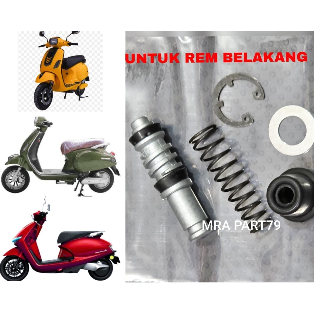 Seal Sil Master Rem Kit Depan Belakang Motor Listrik Kompatibel Uwinfly T13 T3S Pro D70 T70