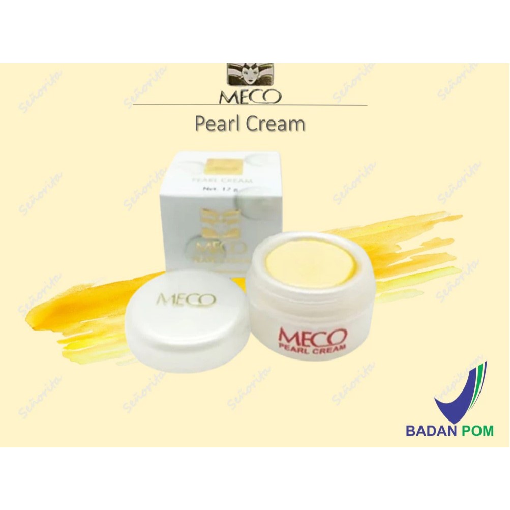MECO Pearl Whitening Cream 12gram
